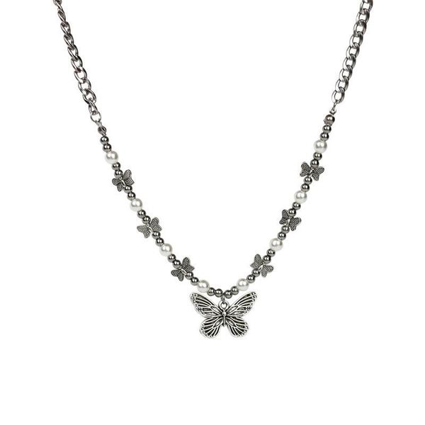 chokers 2021 choker beads necklace women punk gothic butterfly pendant necklaces fashion lady jewelry luxury party accessories, Golden;silver
chokers 2021 choker beads necklace women punk gothic butterfly pendant necklaces fashion lady jewelry luxury party accessories, Golden;silver