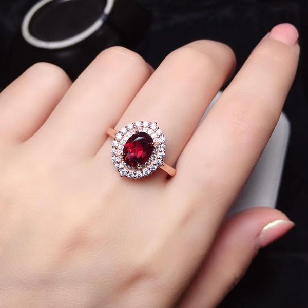 cluster rings colife jewelry fashion garnet ring for woman 6mm*8mm natural silver classic 925 gemstone real, Golden;silver
cluster rings colife jewelry fashion garnet ring for woman 6mm*8mm natural silver classic 925 gemstone real, Golden;silver