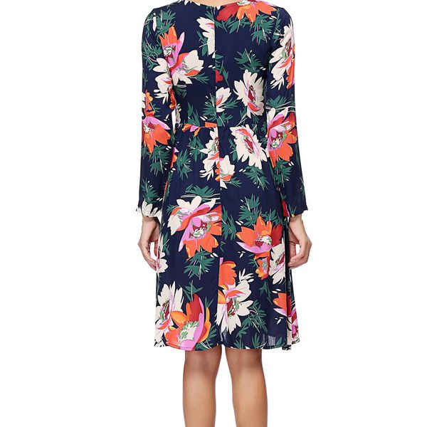 bohemian floral printed round neck long sleeve cocktail dress women elegant casual pocket knee length dress robes, Black
bohemian floral printed round neck long sleeve cocktail dress women elegant casual pocket knee length dress robes, Black