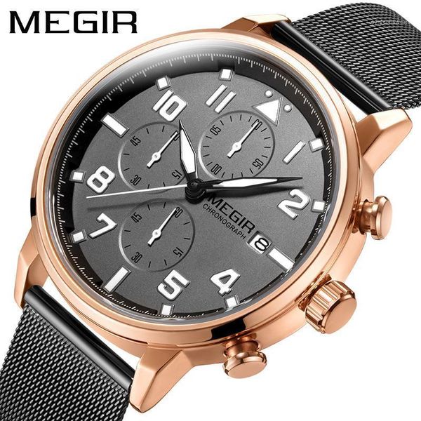 simple casual men's luminous business watch multi-function chronograph waterproof steel band sports quartz 2157 wristwatches, Slivery;brown
simple casual men's luminous business watch multi-function chronograph waterproof steel band sports quartz 2157 wristwatches, Slivery;brown