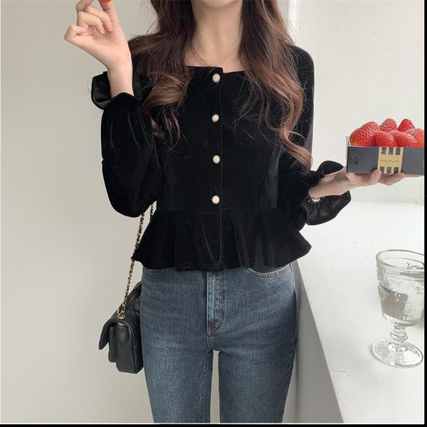 new spring vintage velvet shirt female oversize women long sleeve girls blouse plus size autumn women blouses femme, White
new spring vintage velvet shirt female oversize women long sleeve girls blouse plus size autumn women blouses femme, White