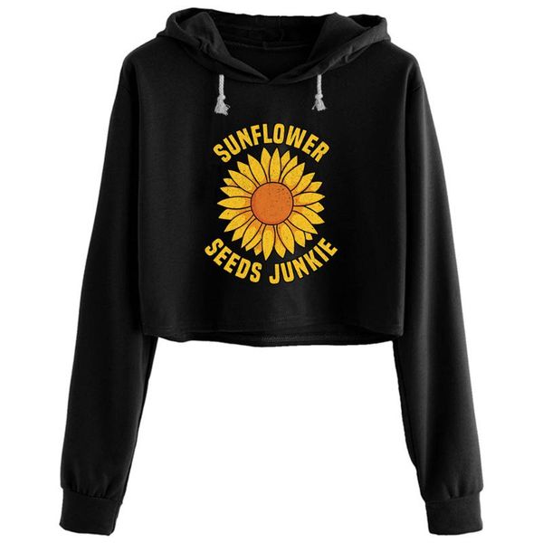 women's hoodies & sweatshirts sunflower seeds junkie funny food crop women grunge harajuku anime emo pullover for girls, Black
women's hoodies & sweatshirts sunflower seeds junkie funny food crop women grunge harajuku anime emo pullover for girls, Black