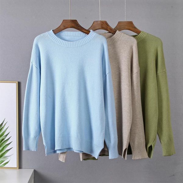 women's sweaters winter warm knitted cashmere women autumn loose solid basic pullovers ladies soft casual outwear female jumpers, White;black
women's sweaters winter warm knitted cashmere women autumn loose solid basic pullovers ladies soft casual outwear female jumpers, White;black