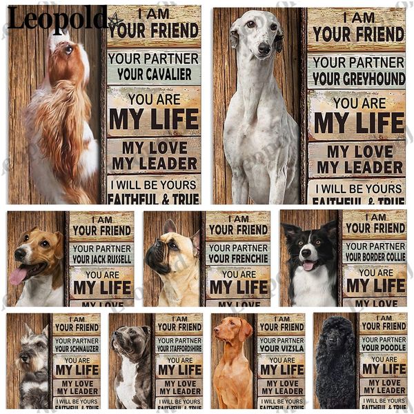metal plate animal dog poster i am your friend vintage tin plate wall sticker pet dog garden bar home decorationv
metal plate animal dog poster i am your friend vintage tin plate wall sticker pet dog garden bar home decorationv