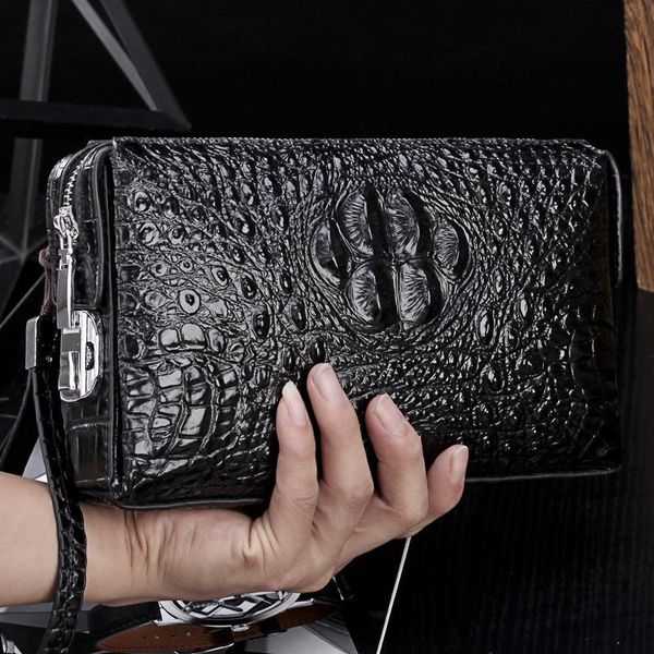 wallets crocodile pattern anti-theft password lock wallet men cowhide leather clutch card holder business bag, Red;black
wallets crocodile pattern anti-theft password lock wallet men cowhide leather clutch card holder business bag, Red;black