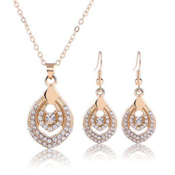 earrings & necklace austrian crystal jewelry water drop pendant fashion gold-color sets for women 2021, Silver
earrings & necklace austrian crystal jewelry water drop pendant fashion gold-color sets for women 2021, Silver