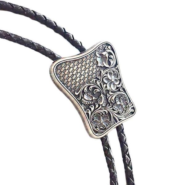bow ties european and american western style bolotie tie "western leather carving pattern", Black;gray
bow ties european and american western style bolotie tie "western leather carving pattern", Black;gray