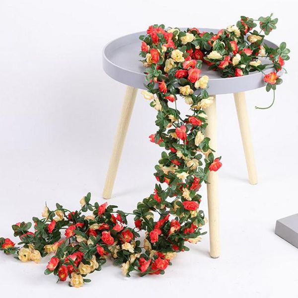 valentine's day artificial flower vine rose fake silk rattan flowers home wedding decoration wall hanging para decora gift
valentine's day artificial flower vine rose fake silk rattan flowers home wedding decoration wall hanging para decora gift