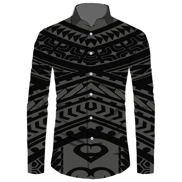 men's casual shirts european american clothing fashion printed single-breasted cardigan long sleeve shirt mens custom samoa tribal, White;black
men's casual shirts european american clothing fashion printed single-breasted cardigan long sleeve shirt mens custom samoa tribal, White;black