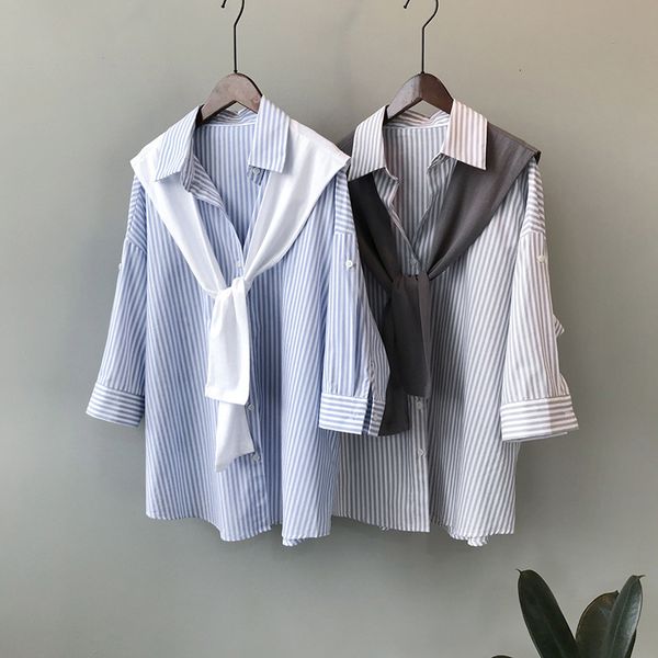 mooirue swomen shirts stripesfemale 2021 spring new thin shawl stripe loose sunscreen shirt 7zx0, White
mooirue swomen shirts stripesfemale 2021 spring new thin shawl stripe loose sunscreen shirt 7zx0, White