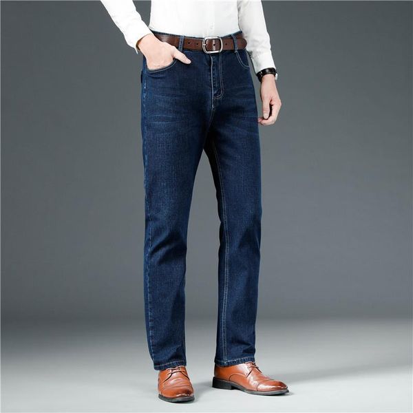 new men's blue classic business stretch jeans popular casual soft denim trousers long straight pants
new men's blue classic business stretch jeans popular casual soft denim trousers long straight pants