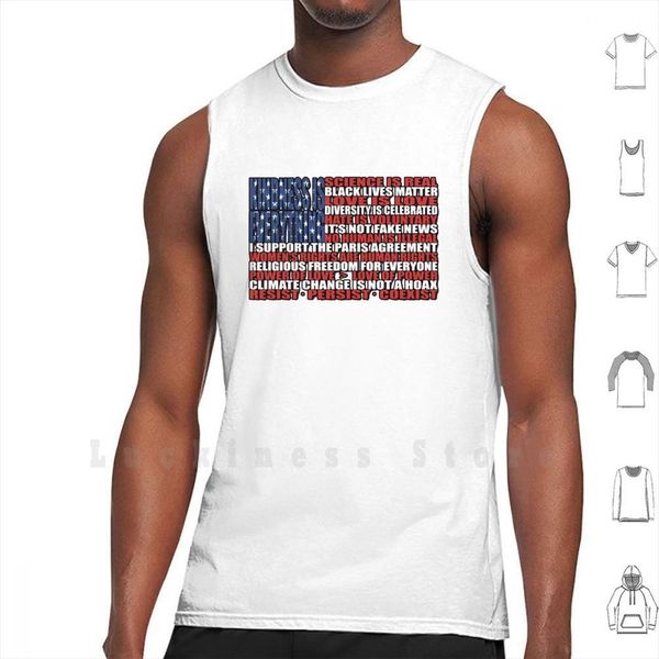 political protest american flag tank vest 100% cotton black lives matter blm climate change coexist, White;black
political protest american flag tank vest 100% cotton black lives matter blm climate change coexist, White;black
