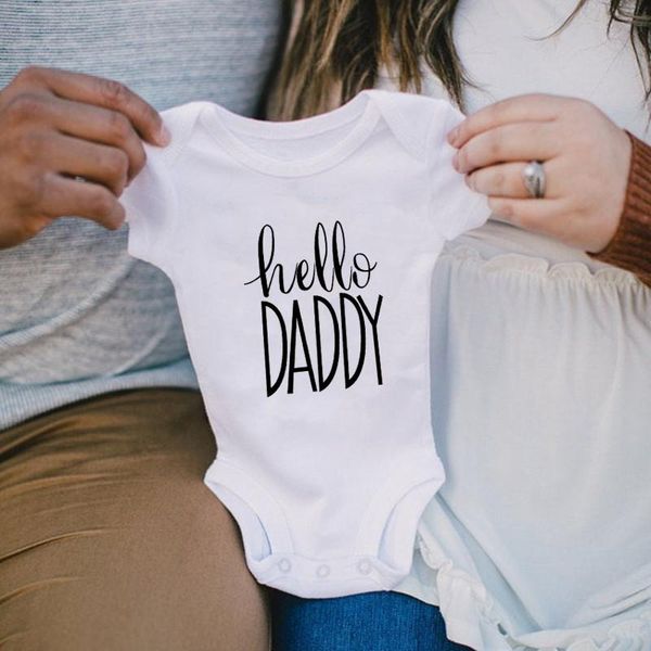 rompers hello daddy pregnancy announcement born baby cute boys girls bodysuits body clothes, Blue
rompers hello daddy pregnancy announcement born baby cute boys girls bodysuits body clothes, Blue