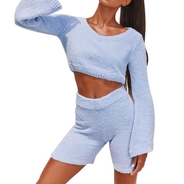 women's tracksuits stylish casual outfit sets long flared sleeve v neck crop + solid color high waist shorts,s//l/xl, Gray
women's tracksuits stylish casual outfit sets long flared sleeve v neck crop + solid color high waist shorts,s//l/xl, Gray