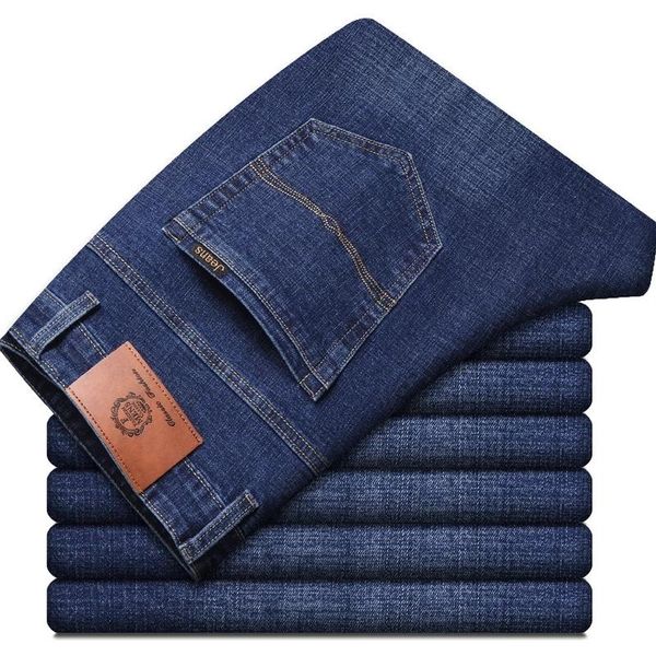 men's jeans 2021 fashion business casual stretch slim classic trousers denim pants brand male black blue
men's jeans 2021 fashion business casual stretch slim classic trousers denim pants brand male black blue