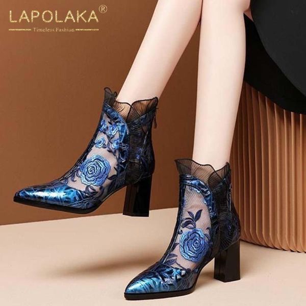 boots lapolaka 2021 arrivals mesh breathable lace office mature woman shoes pointed toe high heels spring bootie ladies, Black
boots lapolaka 2021 arrivals mesh breathable lace office mature woman shoes pointed toe high heels spring bootie ladies, Black