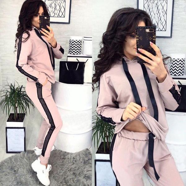 gym clothing 2021 fashion sports and leisure suit autumn spring women's two-piece conjunto mujer women 2 piece set1, White;black
gym clothing 2021 fashion sports and leisure suit autumn spring women's two-piece conjunto mujer women 2 piece set1, White;black