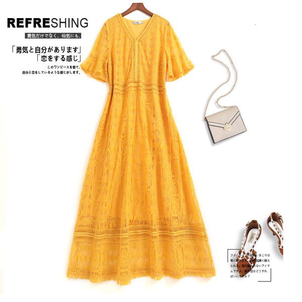 casual dresses dresses 4xl 5xl summer women long lace plus size flare sleeve hollow out v-neck mid-calf dress yellow white 6mew, Black;gray
casual dresses dresses 4xl 5xl summer women long lace plus size flare sleeve hollow out v-neck mid-calf dress yellow white 6mew, Black;gray
