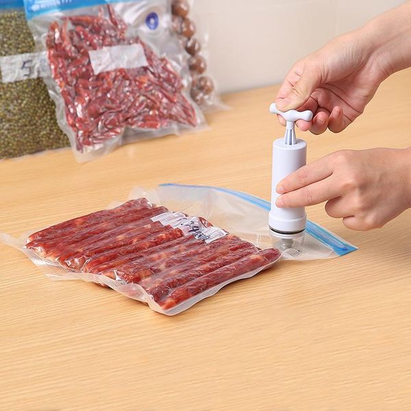 storage bags 1pcs vacuum bag hand pump keep foodsaver longer kitchen tool set plastic fresh