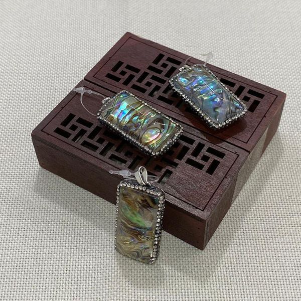 charms 1pcs abalone crystal pendant inlaid rectangular necklace earrings jewelry accessories wholesale diy handmade creative gifts, Bronze;silver
charms 1pcs abalone crystal pendant inlaid rectangular necklace earrings jewelry accessories wholesale diy handmade creative gifts, Bronze;silver