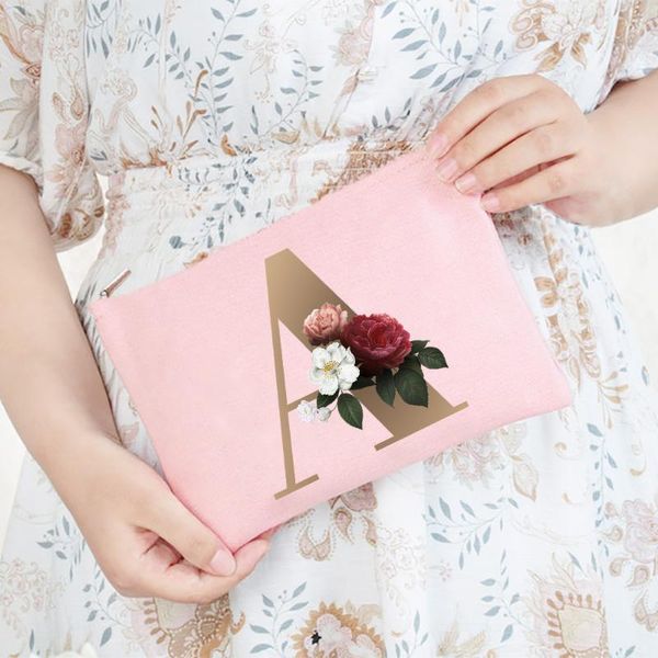 cosmetic bags & cases gold alphabet flowers women canvas pink tote bag fashion zipper makeup pouch handbag organizer female gift
cosmetic bags & cases gold alphabet flowers women canvas pink tote bag fashion zipper makeup pouch handbag organizer female gift