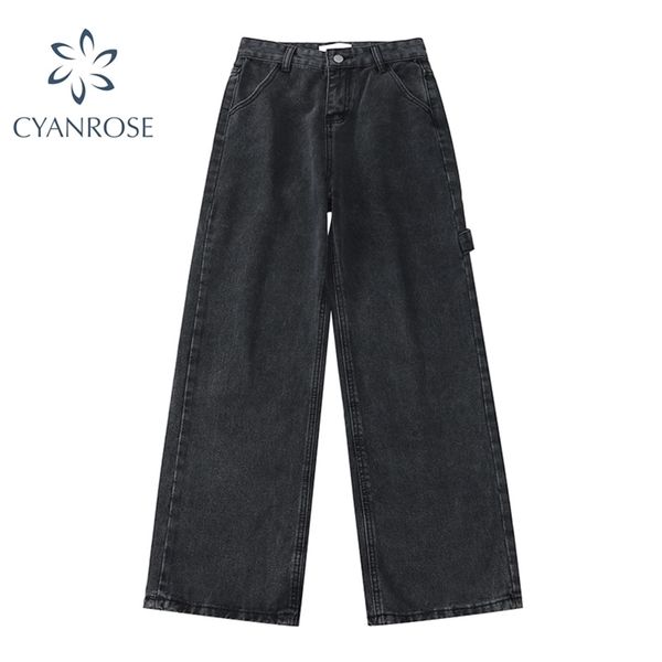 women's high waist jeans casual loose wide leg cargo pants streetwear vintage straight denim spring female 210629, Blue
women's high waist jeans casual loose wide leg cargo pants streetwear vintage straight denim spring female 210629, Blue