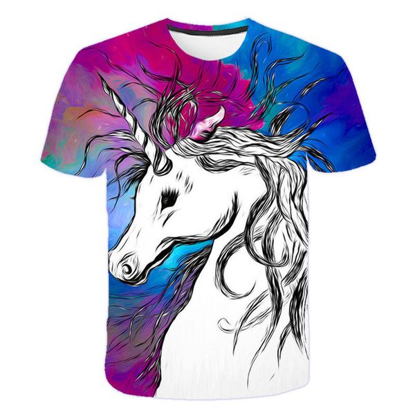 painted horse children is 3d printing t-shirt animal print summer daily sports round neck short sleeve high quality, Blue
painted horse children is 3d printing t-shirt animal print summer daily sports round neck short sleeve high quality, Blue