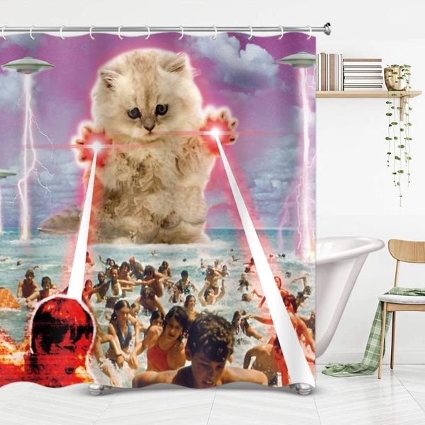 shower curtains funny alien cat curtain ufo human creative printed bathroom decor waterproof
shower curtains funny alien cat curtain ufo human creative printed bathroom decor waterproof