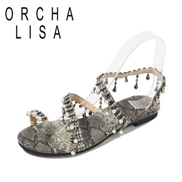 sandals orchalisa 2021 ladies toe ring pearl snake-skin flat crystal breathable stylish big size 43 casual date summer a3414, Black
sandals orchalisa 2021 ladies toe ring pearl snake-skin flat crystal breathable stylish big size 43 casual date summer a3414, Black