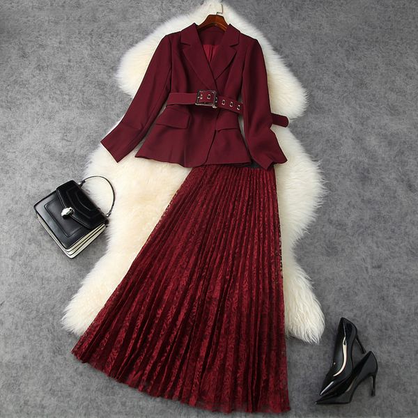 2021 new two piece dress sleeve waist closing ol small coat winter warm women's suit lace pleats long skirt set 5urk, Black;gray
2021 new two piece dress sleeve waist closing ol small coat winter warm women's suit lace pleats long skirt set 5urk, Black;gray