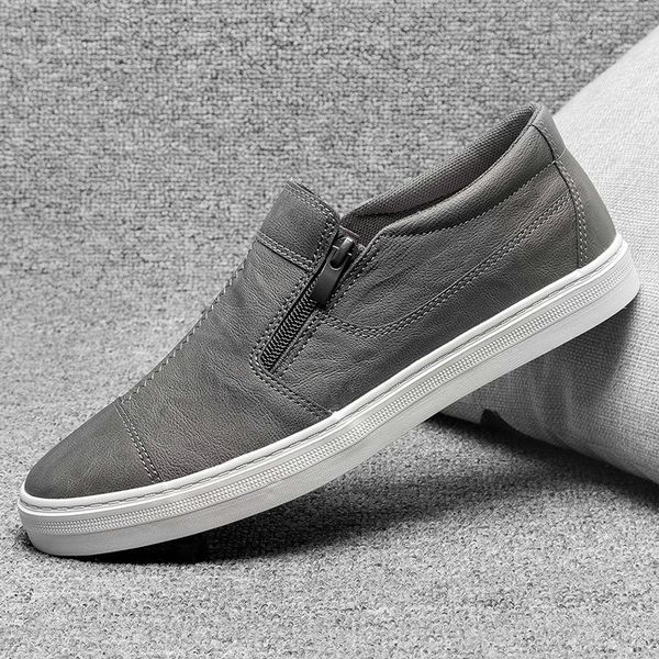 boys casual shoes men fashion vintage shoes brown brand male leather loafer driving flats zipper shoes 789 hju7, Black;white
boys casual shoes men fashion vintage shoes brown brand male leather loafer driving flats zipper shoes 789 hju7, Black;white