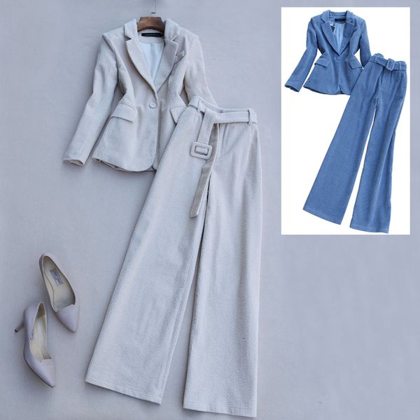 2021 new spring velvet women's and winter korean temperament stripe leg pants of parts q8au, Gray
2021 new spring velvet women's and winter korean temperament stripe leg pants of parts q8au, Gray