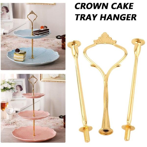 other bakeware 3 tier hardware crown cake plate stand handle fitting wedding party golden plated decorating platform cupcake
other bakeware 3 tier hardware crown cake plate stand handle fitting wedding party golden plated decorating platform cupcake