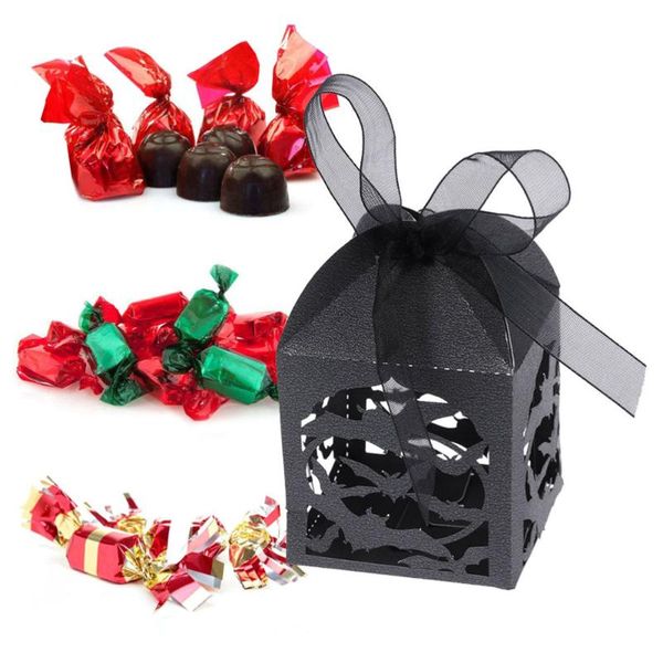 gift wrap 1 set 100 pcs hollowed candy boxes practical (black)
gift wrap 1 set 100 pcs hollowed candy boxes practical (black)
