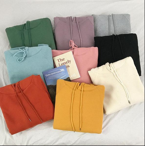 women sweater candy color thickening plus velvet loose lazy pullover hoodies sweater drop shipping high quality, White;black
women sweater candy color thickening plus velvet loose lazy pullover hoodies sweater drop shipping high quality, White;black