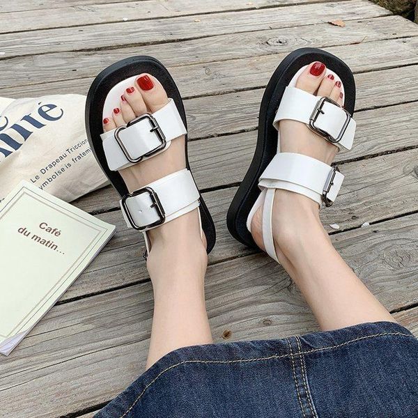 sandals 2021 retro roman woman gladiator for women open toes flat women's summer shoes ladies thick soles white, Black
sandals 2021 retro roman woman gladiator for women open toes flat women's summer shoes ladies thick soles white, Black