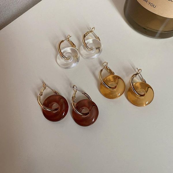 hoop & huggie minar french colorful transparent resin circle earrings gold color metal geometric hook for women vintage jewelry, Golden;silver
hoop & huggie minar french colorful transparent resin circle earrings gold color metal geometric hook for women vintage jewelry, Golden;silver