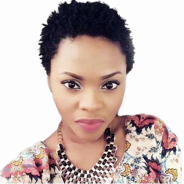 short afro kinky curly 100%human hair none lace front wigs for black women, Black;brown
short afro kinky curly 100%human hair none lace front wigs for black women, Black;brown