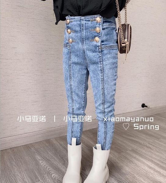 2021 new wholesale girls denim pants fashion spring girls jean pants 3-8t a510, Blue
2021 new wholesale girls denim pants fashion spring girls jean pants 3-8t a510, Blue