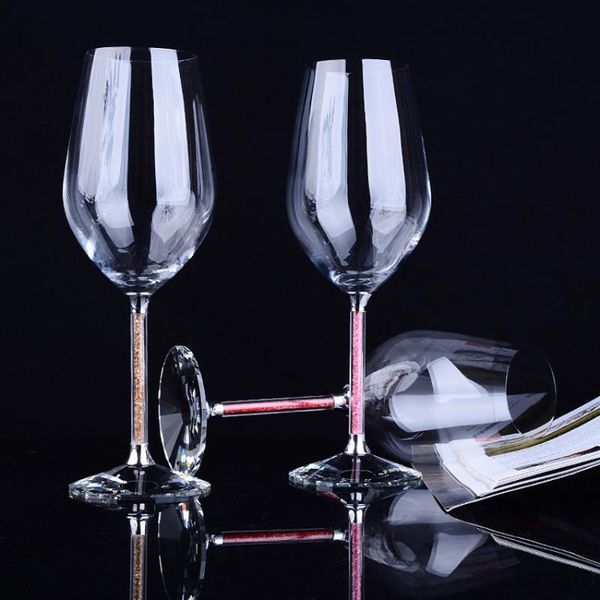 luxury goblet glass cup wine glass creative diamond crystal cups champagne glasses romantic wedding home drinking ware
luxury goblet glass cup wine glass creative diamond crystal cups champagne glasses romantic wedding home drinking ware