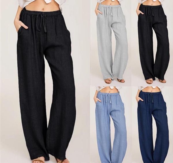 women's pants & capris 2021 summer fashion loose linen casual trousers women cargo, Black;white
women's pants & capris 2021 summer fashion loose linen casual trousers women cargo, Black;white