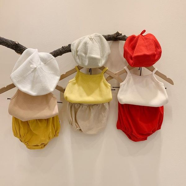 clothing sets summer baby cotton camisole and pp shorts 2pcs boys clothes set fashion korean toddler girls, White
clothing sets summer baby cotton camisole and pp shorts 2pcs boys clothes set fashion korean toddler girls, White
