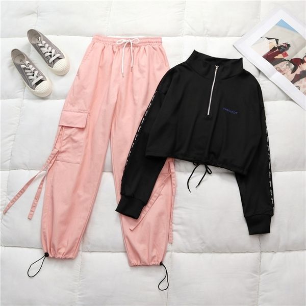 women's hip hop long sleeve hoodie sweatshirt hip hop harajuku bf hoodies women hoody female 201109, Black
women's hip hop long sleeve hoodie sweatshirt hip hop harajuku bf hoodies women hoody female 201109, Black