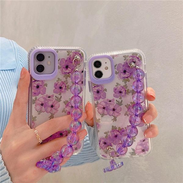 card holders phone case 78plus flower xs purple pearl bracelet suitable for xr mobile 11pro apple 12pro max, Brown;gray
card holders phone case 78plus flower xs purple pearl bracelet suitable for xr mobile 11pro apple 12pro max, Brown;gray