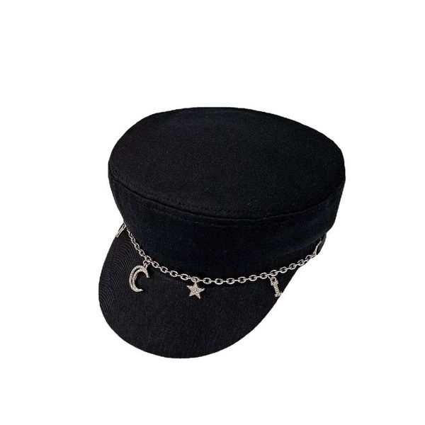 beanies 2021 autumn and winter navy hat female british retro wild moon rhinestone cap
beanies 2021 autumn and winter navy hat female british retro wild moon rhinestone cap