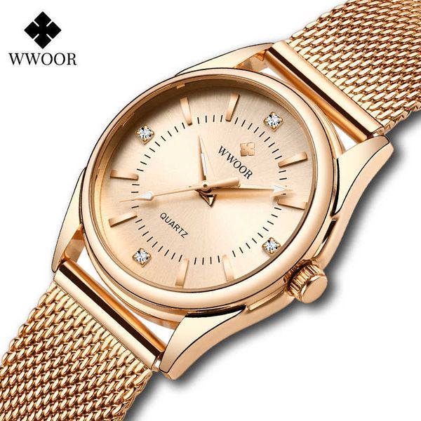 wwoor luxury diamond woman watch women rose gold small bracelet wrist watches gifts for quartz clock relogio feminino 210616, Slivery;brown
wwoor luxury diamond woman watch women rose gold small bracelet wrist watches gifts for quartz clock relogio feminino 210616, Slivery;brown