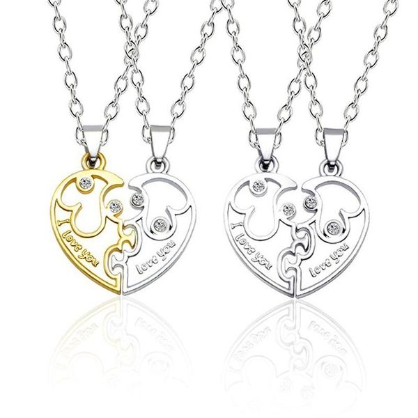 pendant necklaces 2pcs/set friends forever necklace women girl gold silver color heart pendants love you female friendships jewelry
pendant necklaces 2pcs/set friends forever necklace women girl gold silver color heart pendants love you female friendships jewelry