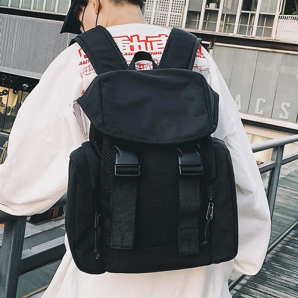 bb094 japanese solid color college style fashion trendy cool versatile lightweight small backpack
bb094 japanese solid color college style fashion trendy cool versatile lightweight small backpack