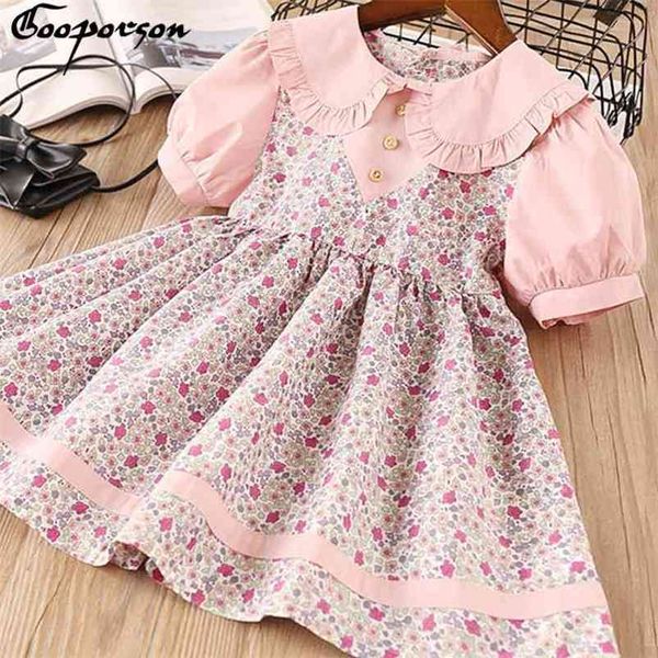 gooporson summer short sleeve flower dress elegant party costume fashion little girls dresses vestidos toddler kids clothes 210715, Red;yellow
gooporson summer short sleeve flower dress elegant party costume fashion little girls dresses vestidos toddler kids clothes 210715, Red;yellow