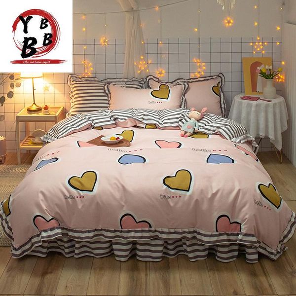 new korean bedclothes luxury pink duvet cover romantic lace girls princess quilts cover full single lovers bedding sets
new korean bedclothes luxury pink duvet cover romantic lace girls princess quilts cover full single lovers bedding sets